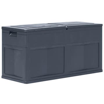vidaXL Opbergkist 320 L zwart, Verzenden