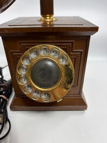 Vintage draaischijftelefoon 26992 - plastic, metaal -, Antiek en Kunst