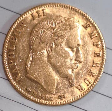 Frankrijk. Napoléon III. 5 Francs 1867-A, Paris