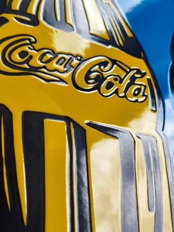Andy Warhol (1928-1987) - Coca Cola blau Andy Warhol enamel