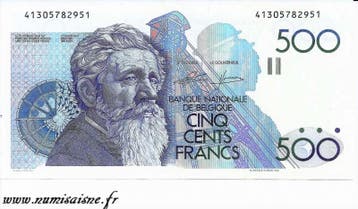 Ohne Jahr Belgique Belgie Pick 143 a 500 Francs ( 1982 19..., Verzenden, België