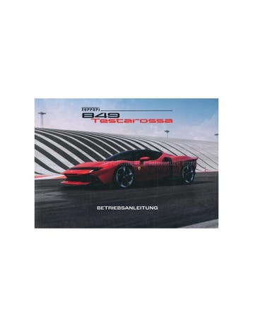 2026 FERRARI 849 TESTARSSA INSTRUCTIEBOEKJE DUITS, Autos : Divers