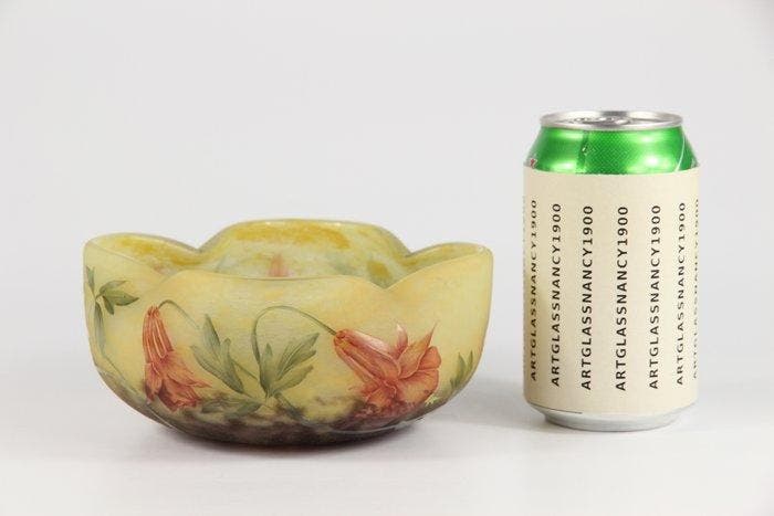 Daum Frères, Daum Nancy - Schotel - Glas, Antiek en Kunst, Antiek | Meubels | Stoelen en Sofa's