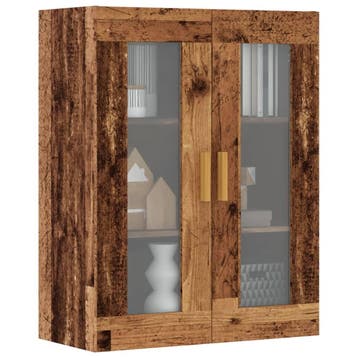 vidaXL Bovenkast 69,5x34x90 cm oud houtkleurig, Huis en Inrichting, Verzenden, Nieuw