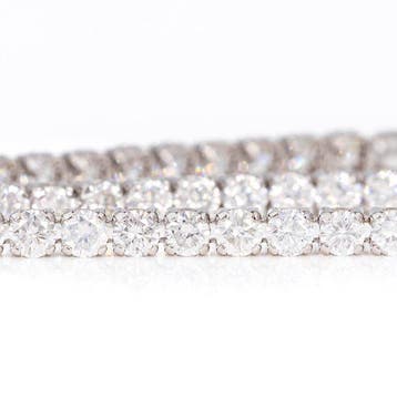 Zonder minimumprijs - Armband - 14 karaat Witgoud - 4.67ct., Nieuw