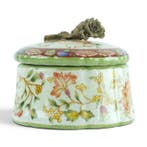 Boîte - Porcelaine, Bronze - Décoration florale & Rose