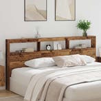 vidaXL Hoofdbord met plank Oud Hout 220 x 17 x 102 cm, Verzenden