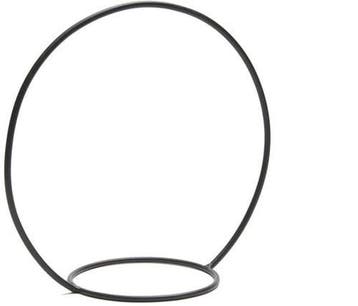 Metalen frame Ring met ring Zwart ca. 40 cm, Nieuw