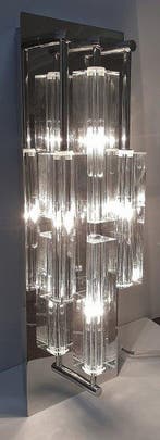Wofi Leuchten - Wandlamp - Kristal, Chroom, Antiek en Kunst