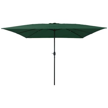 Tuinparasol Groen - Slimme deal: 36% korting op dit robuu..., Tuin en Terras, Verzenden, Gebruikt, 2 tot 3 meter, Overige typen