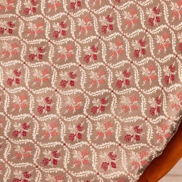 BA096 - Tissu Gobelin de haute qualité – Mini damassé gris, Antiquités & Art, Tapis & Textile