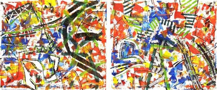 ACA (Angelo Calabria) - Elaborazione 3103/3104 (RAC) XXL, Antiquités & Art, Art | Peinture | Moderne