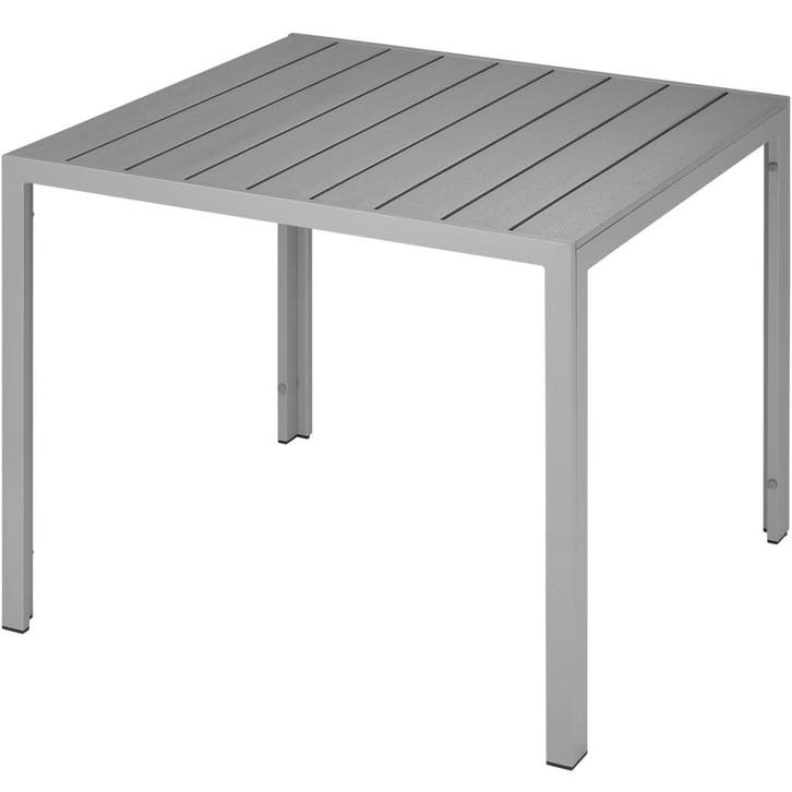 tectake Aluminium tuintafel Maren met in hoogte verstelbare, Tuin en Terras, Tuinsets en Loungesets, Verzenden