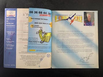 1997/98 Panini Complete Sticker Album Championnat de France