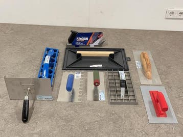 Veiling - Pinguin en Solid stukadoorsgereedschap set 9-delig, Nieuw