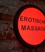 Amsterdam red light district lichtbord - Reclamebord -