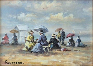 Camille Rousseau (1949) - Dimanche en Normandie ~ Barfleur