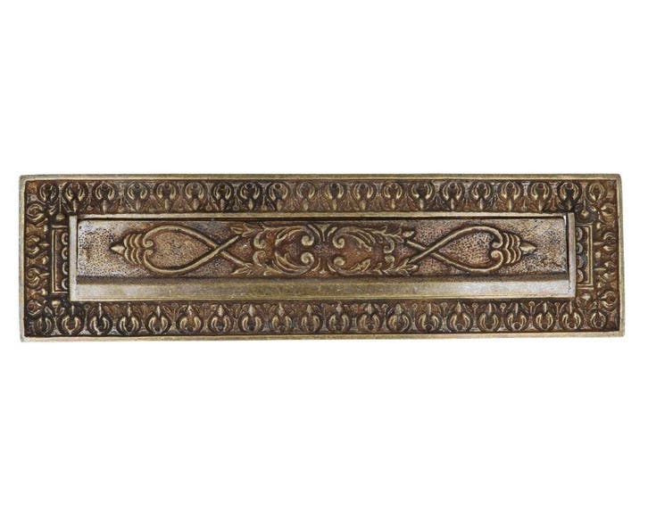 Brievenbus brons antiek, Tuin en Terras, Brievenbussen, Nieuw, Overige materialen