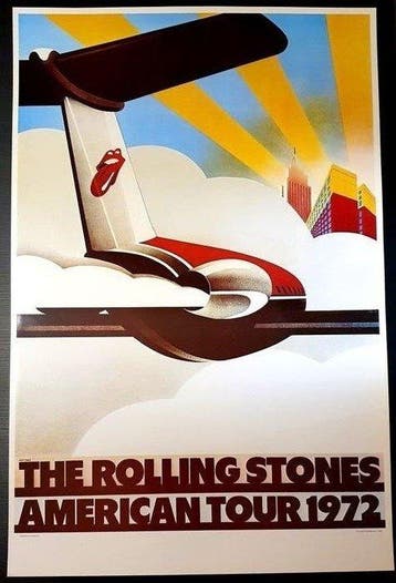John Pasche - Rolling Stones - American Tour 1972