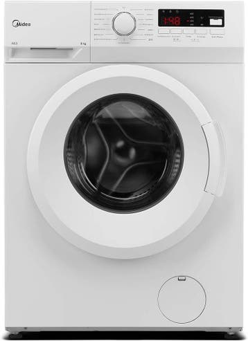 Midea Mfnew80 - Wasmachine - 8 kg - 1400 tpm - Energieklasse, Ophalen of Verzenden, Nieuw