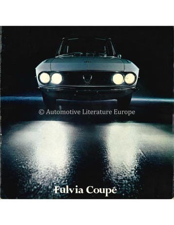1971 LANCIA FULVIA COUPÉ BROCHURE, Nieuw