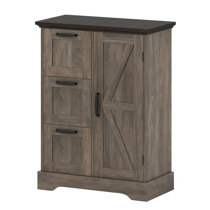 2dekans | Coast Opbergkast Grijs – 60 x 30 x 80 cm –, Huis en Inrichting, Kasten | Boekenkasten, Ophalen of Verzenden