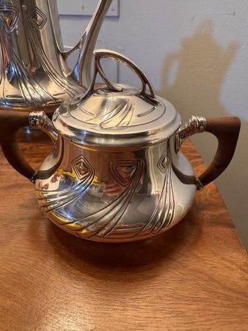 WMF / Geislingen - Koffieservies (2) - Zilver, Metaal, Hout, Antiek en Kunst
