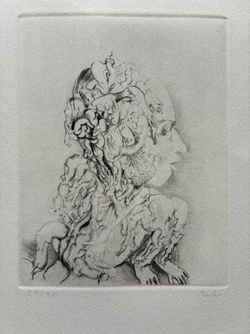 Dado (Djuric Miodrag dit) (1933 - 2010) - Tête surréaliste