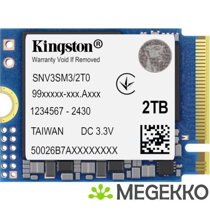 Kingston SSD NV3 2TB 2230, Computers en Software, Harde schijven, Nieuw, Verzenden