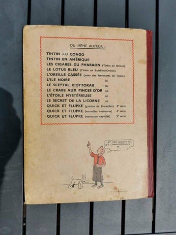 Tintin T9 - Le crabe aux pinces dor (A22) - C - EO couleur, Boeken, Nieuw