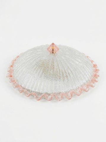 Plafonnier - Verre de Murano - Verre rose de Murano