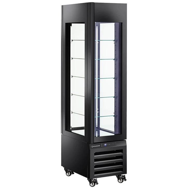 Koel-/Vriesvitrine | EXALTA | 260L | Zwart | +5°C/-22°C |, Articles professionnels, Horeca | Équipement de cuisine, Envoi