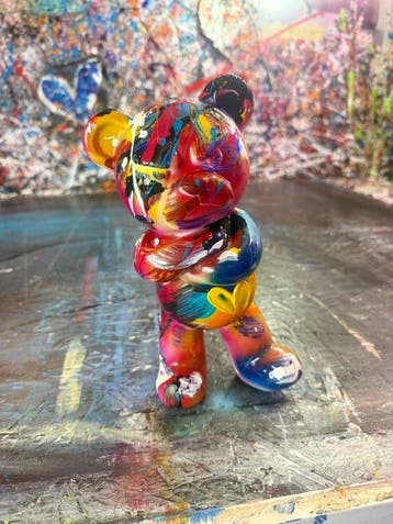 michele socionovo - Teddy Amour Abstrait