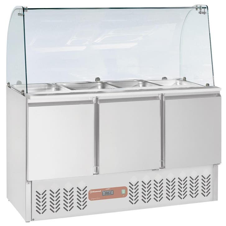 Compleet kit gebogen ruit voor SAL3M/..., Zakelijke goederen, Horeca | Keukenapparatuur, Koelen en Vriezen, Verzenden