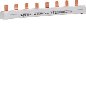 Hager Cartridge Load Disconnector Comb Rail - KB480Q, Verzenden