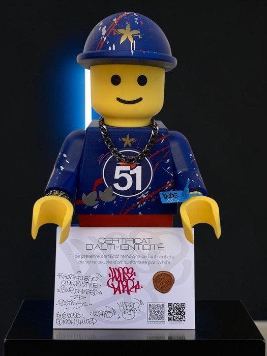 pastis 51 - Speelgoed figuur PASTIS 51 CUSTOM XXL 50cm -, Kinderen en Baby's, Speelgoed | Duplo en Lego