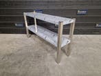 Etagère | RVS dubbel | 2 niveaus | 120 cm | Horeca, Gebruikt