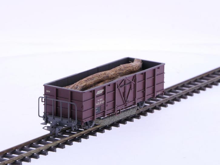 Schaal H0m Bemo 225511101 railpoetswagen FB 8511 van de R..., Hobby & Loisirs créatifs, Trains miniatures | HO, Enlèvement ou Envoi