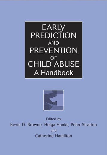 Early Prediction And Prevention Of Child Abuse 9780471491224, Verzenden, KD Browne