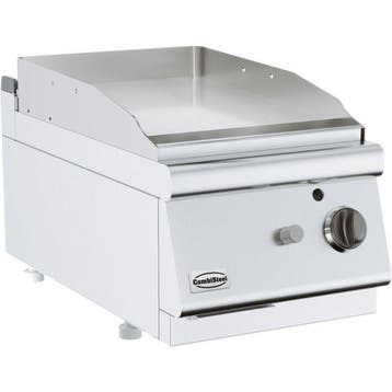 Base 700 Gas Bakplaat Enkel | Chroom | 6.5kW | Glad |, Verzenden