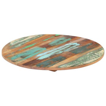 vidaXL Tafelblad rond 15-16 mm 50 cm massief gerecycled hout, Verzenden, Nieuw
