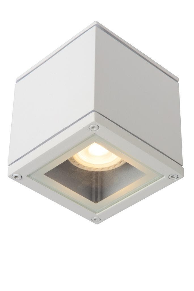 Lucide AVEN - Plafondspot Badkamer - 1xGU10 - IP65, Maison & Meubles, Lampes | Spots, Envoi