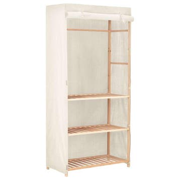 vidaXL Kledingkast 3-laags 79x40x170 cm, Verzenden