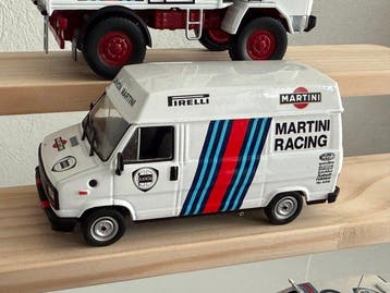1:43 - Modelauto (4) - Team Martini Racing lancia Delta -