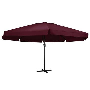 Parasol geant 600 cm bordeaux - Retour client -47%, Verzenden