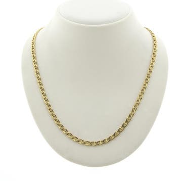Gouden marine/gourmetschakel ketting, Ophalen of Verzenden