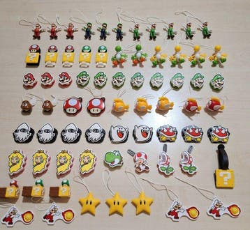 Themacollectie - 70 Super Mario-figuren Kinder Joy 2025 -, Nieuw