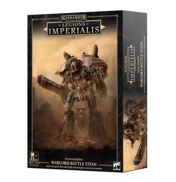 Warlord Titan with Volkite Destructor and macro gatling, Hobby & Loisirs créatifs, Wargaming, Ophalen of Verzenden