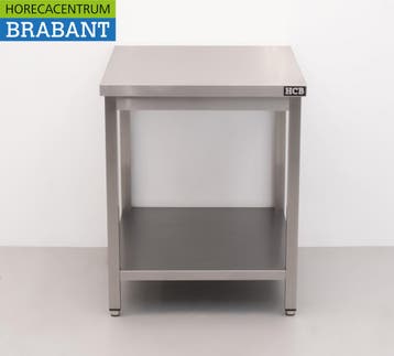 HCB RVS Werktafel Tafel Premium-line 70 x 70 x 85 cm Horeca, Ophalen of Verzenden, Nieuw in verpakking