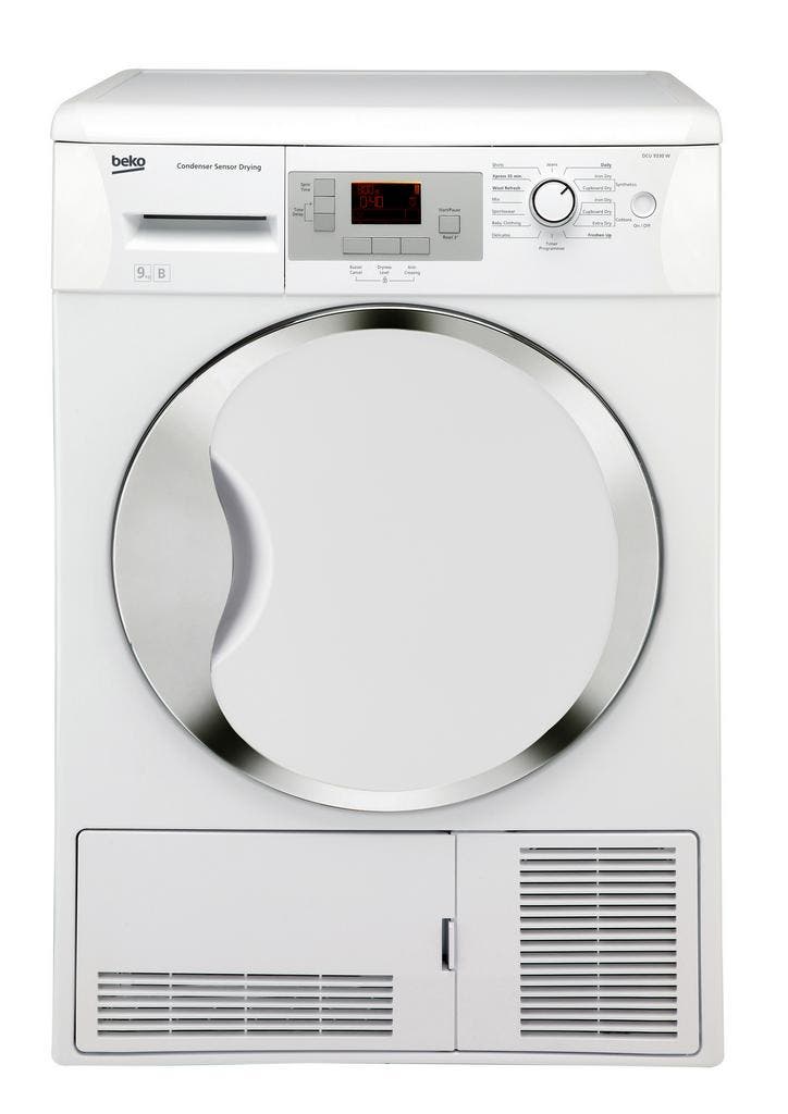 Beko Dcu9330w - Condensdroger - 9 kg - 66 dB - Energieklasse, Huis en Inrichting, Woonaccessoires | Overige, Ophalen of Verzenden